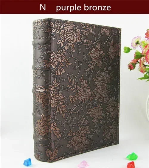 PU Leather Photo Album — 200+ Photos | 6-Inch Pockets | Gift Edition