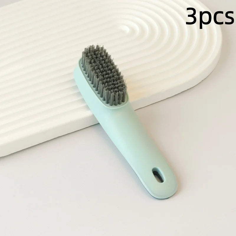 Long-Handle Shoe & Clothes Scrubbing Brush — Single or 3-Pack