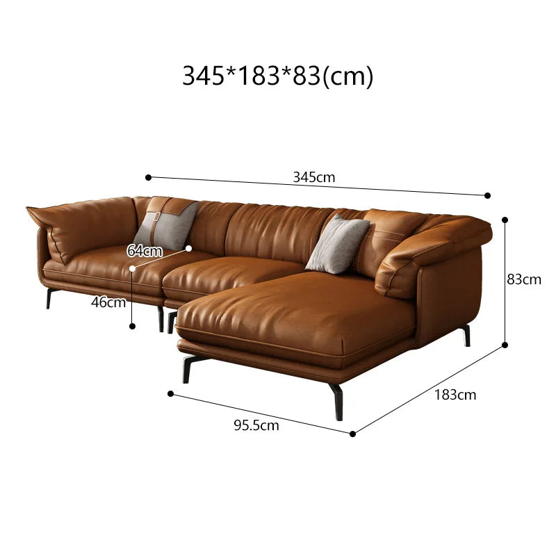 The Intramuros Sofa Set - Genuine Leather