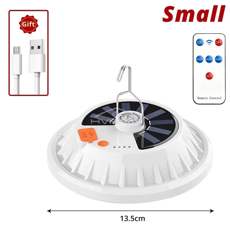 Camping lantern with power bank