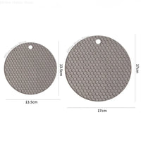 Silicone Honeycomb Table Mat — Anti-Slip Coaster & Pot Holder, Small or Large