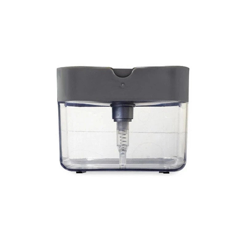 Press-Top Kitchen Soap Dispenser for Sponges — No-Drip, Countertop