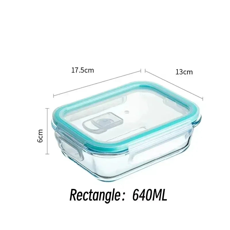Borosilicate glass lunch box