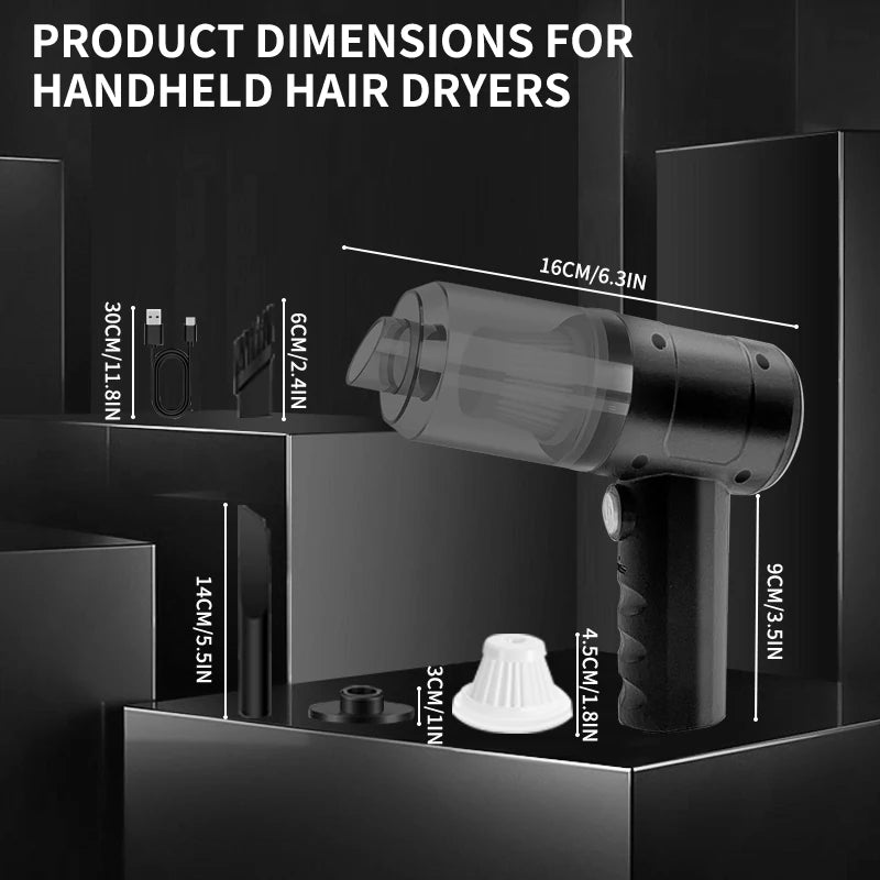 Cordless handheld car vacuum