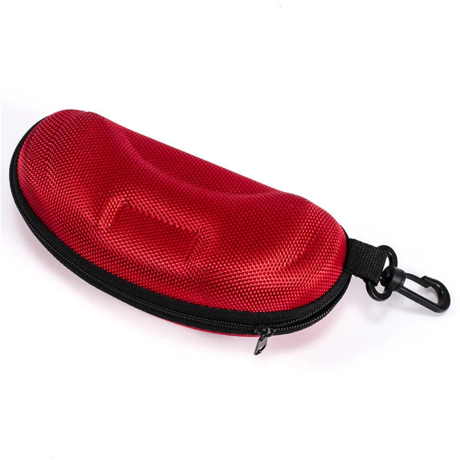 Hard-Shell Glasses Case with Clip & Lanyard — Sunglasses & Eyewear