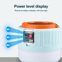 Camping lantern with power bank