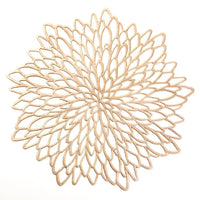 4 PC/6 PC Flower Placemats