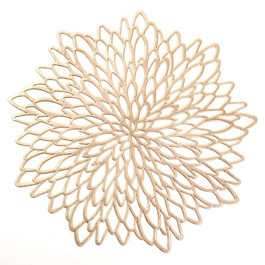 4 PC/6 PC Flower Placemats