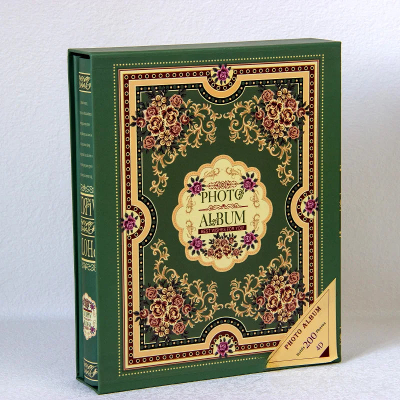 Boxed Loose-Leaf Photo Album — 200 Pages | 6-Inch Sleeves | Keepsake Gift