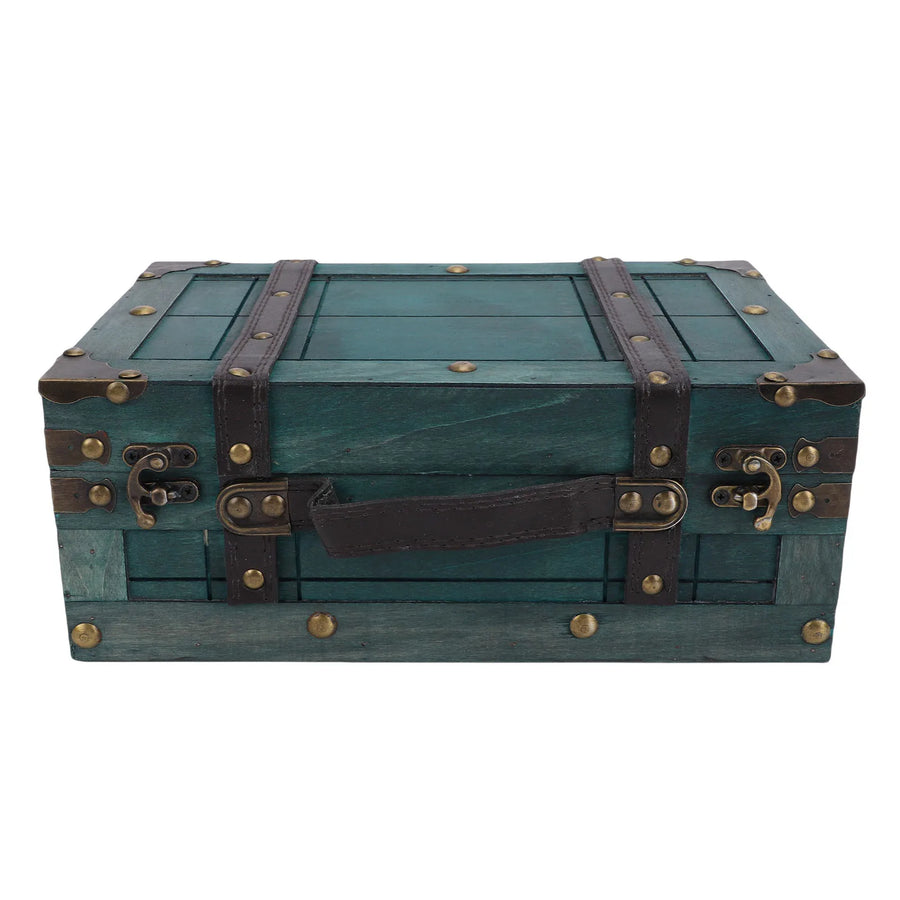 Vintage Wooden Storage Trunk
