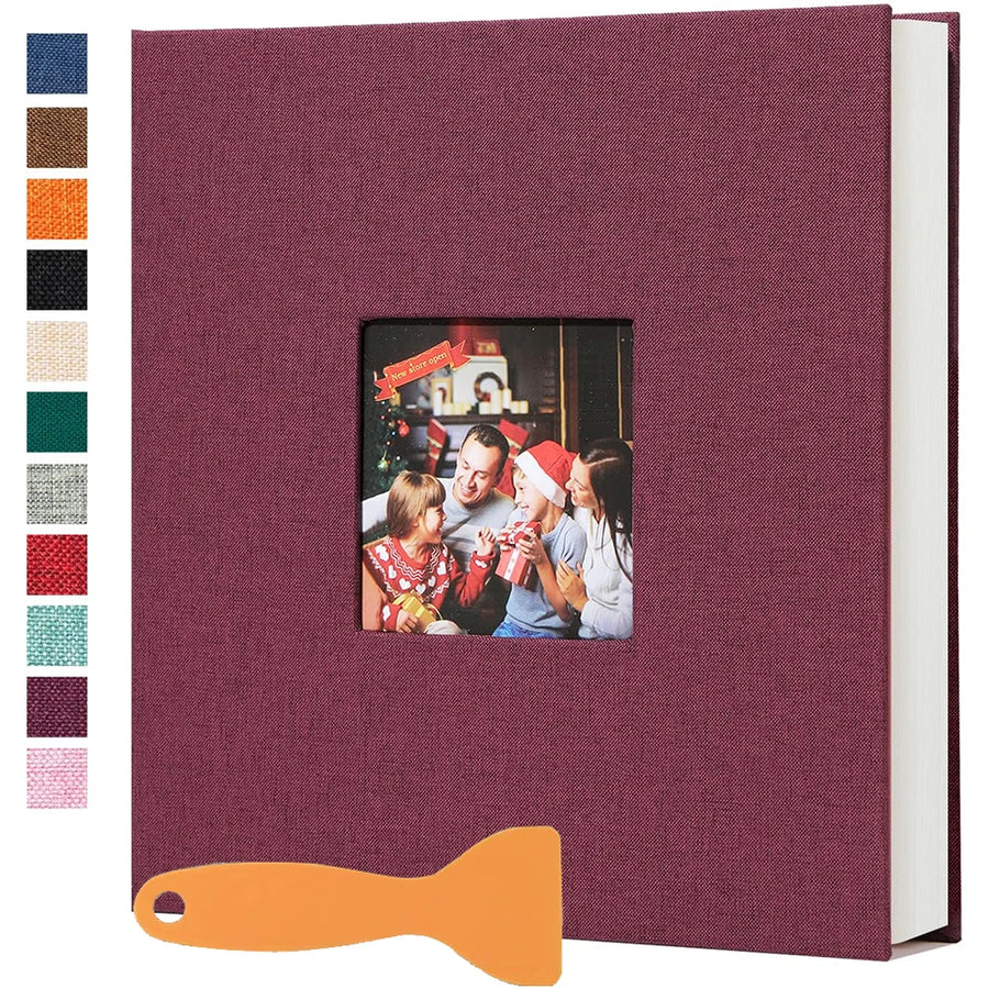 Self-Adhesive Photo Album — 40 Pages | DIY Lay-Flat Scrapbook