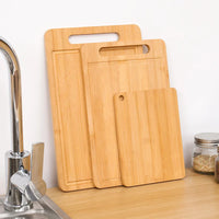 Double-sided bamboo cutting board