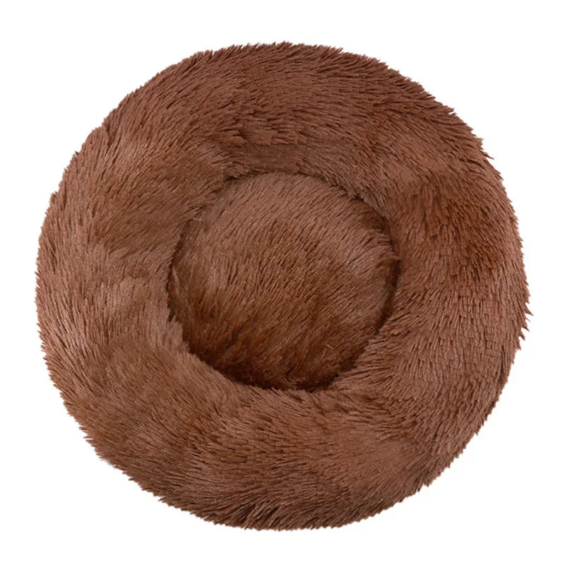 Round Plush Pet Bed | Dogs & Cats | 40–90cm