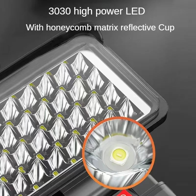 Portable cordless LED spotlight