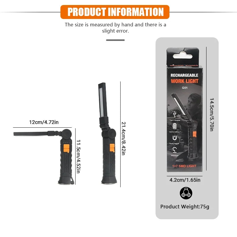 Portable COB LED Work Light