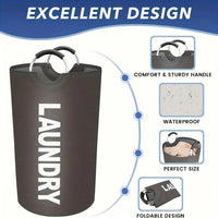 Extra-large waterproof laundry basket