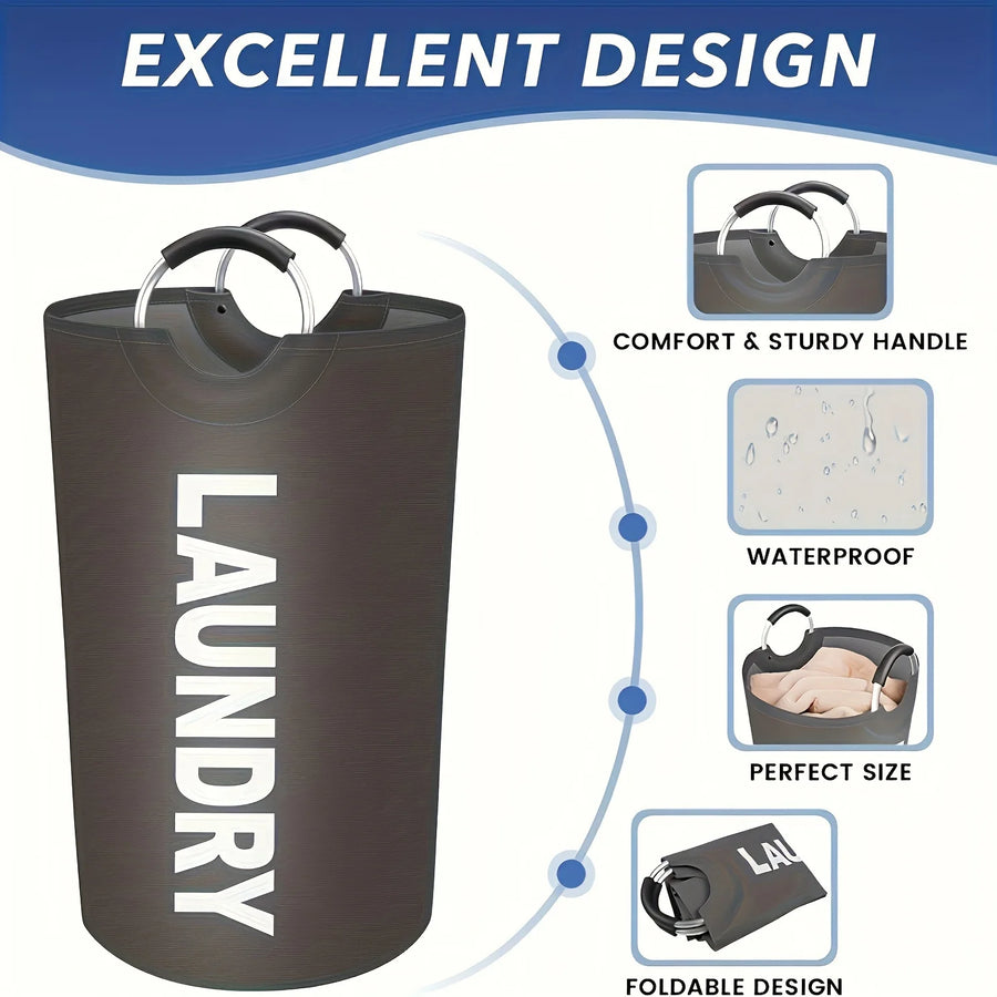 Extra-large waterproof laundry basket