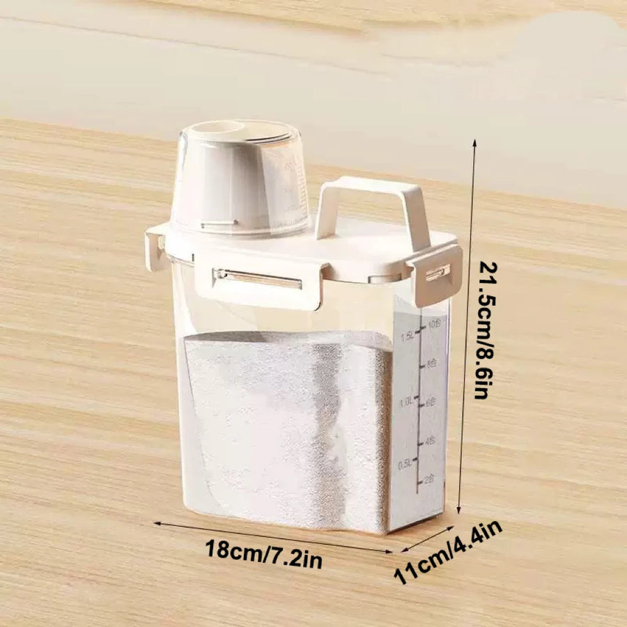 Sealed kitchen storage canister
