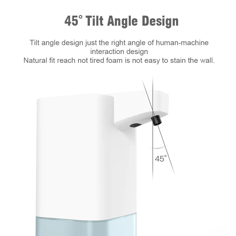 Automatic Touchless Foam Soap Dispenser — 400ml, USB-C Rechargeable, Infrared Sensor
