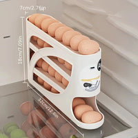 3-Tier Rolling Egg Storage Rack