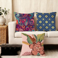 Boho Print Cushion Cover — Soft Plush | Double-Sided Print