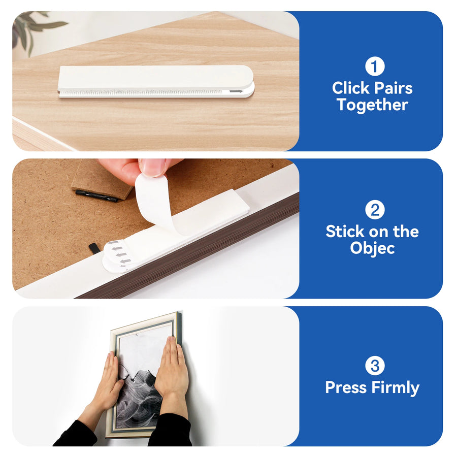 Adhesive Wall Hooks — No-Nail, No-Damage, No-Drama