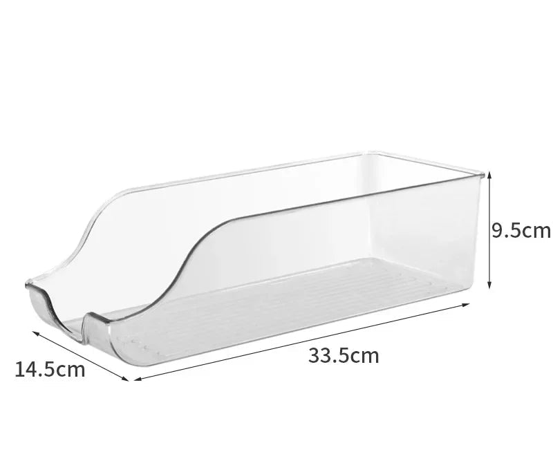 Fridge & Pantry Organiser Bins — Storage Boxes & Can Dispenser
