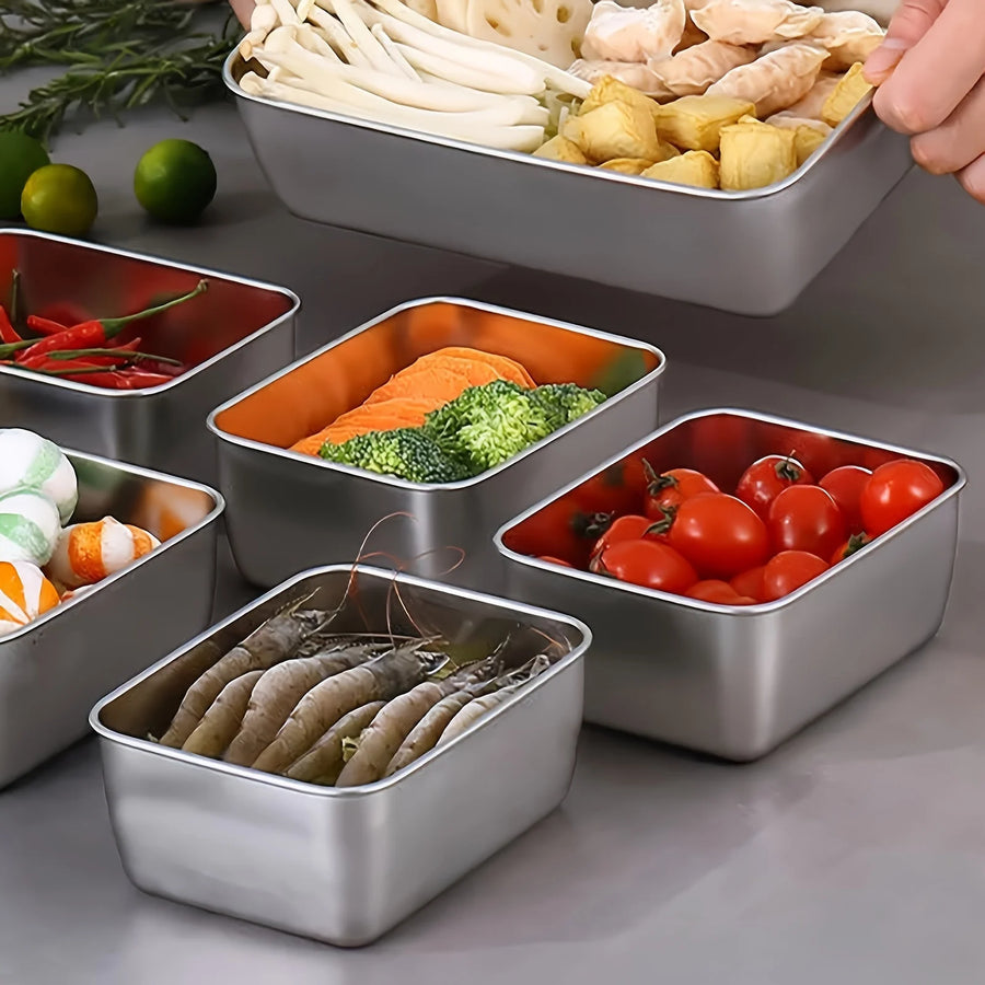 Stainless steel food container set