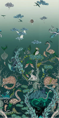Custom Nordic Botanical Mural Wallpaper — Made to Measure | 3D Wall Covering