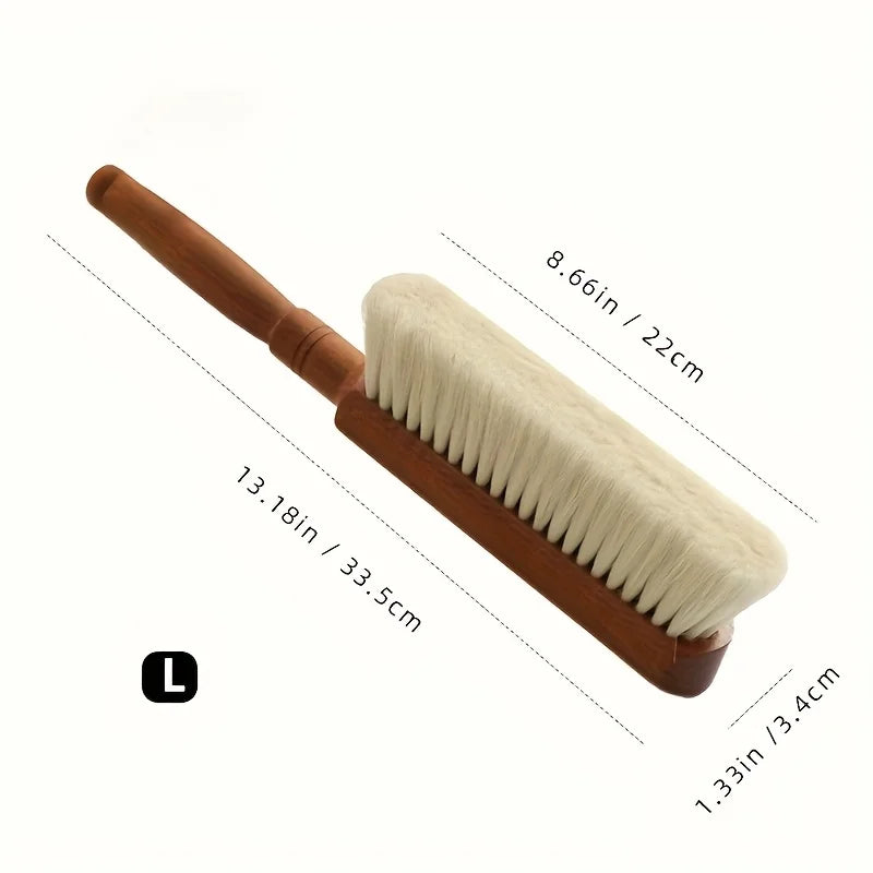 Natural Fibre Dust Brush | Wooden Handle