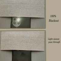 Opaque Linen Blackout Curtains — Full Shading | 4 Heading Styles | Custom Sizes