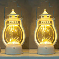 Retro Flameless LED Kerosene Lamp — Warm Light Candlestick, 7 Styles