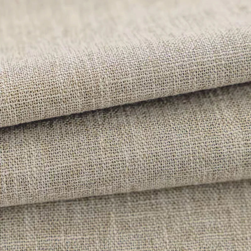 Opaque Linen Blackout Curtains — Full Shading | 4 Heading Styles | Custom Sizes