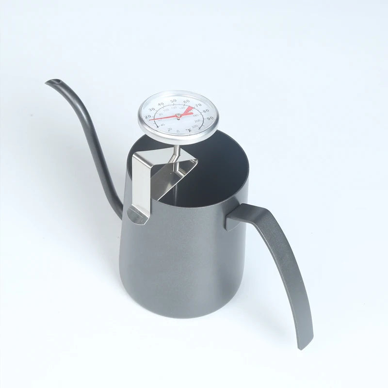Stainless Steel Dial Thermometer for Milk & Coffee | 0–100°C | Barista Tool