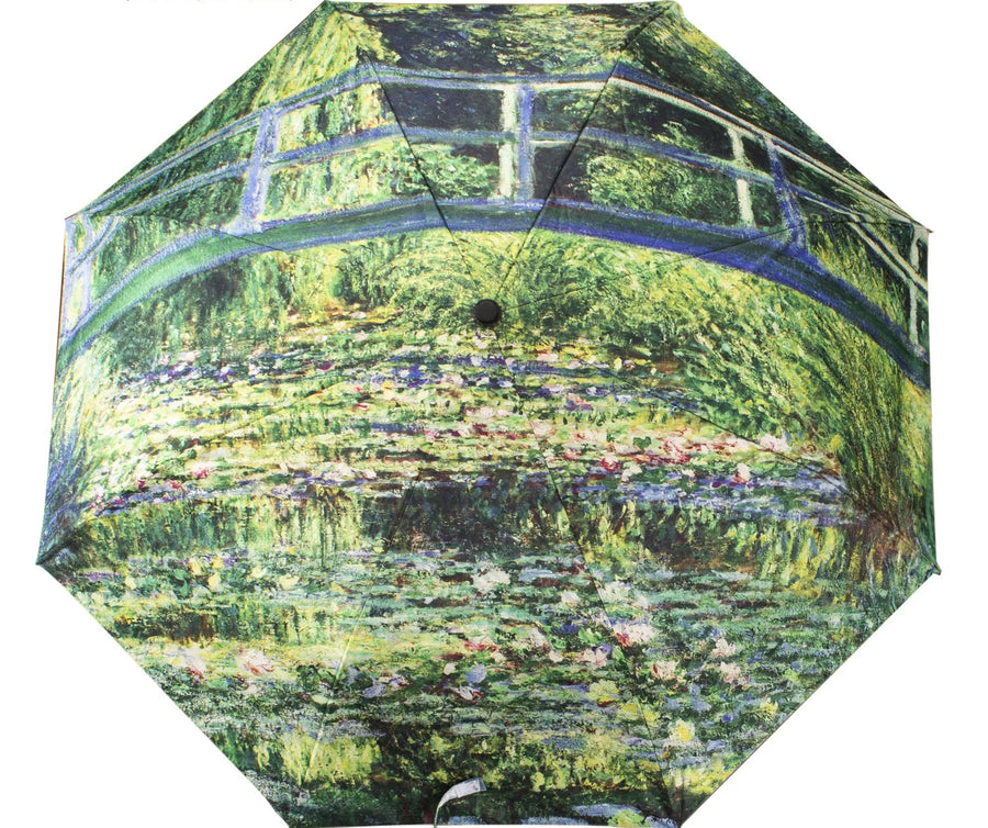 Fine Art Print Umbrella — Compact Foldable | UV & Rain | 9 Masterwork Designs