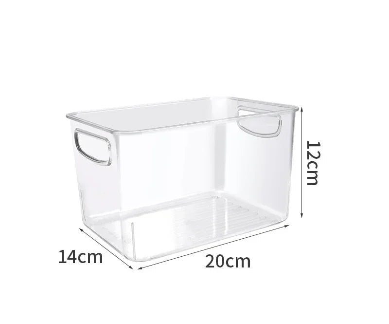 Fridge & Pantry Organiser Bins — Storage Boxes & Can Dispenser