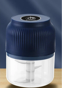 Mini Electric Food Chopper — 250ml, USB Rechargeable, 3-Blade, Wireless