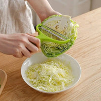 Handheld Vegetable Grater & Slicer — Stainless Steel Blade, Non-Slip Handle