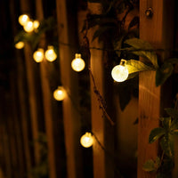 Solar Crystal Globe Lights