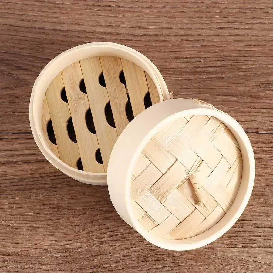 Bamboo steamer basket