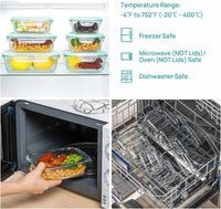 Borosilicate glass lunch box