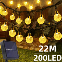 Solar Crystal Globe Lights