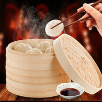 Bamboo steamer basket