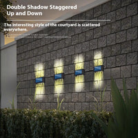 Solar outdoor wall light