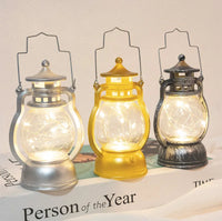 Retro Flameless LED Kerosene Lamp — Warm Light Candlestick, 7 Styles