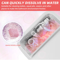 Toilet Cleaning Effervescent Tablets — Removes Stains & Odours