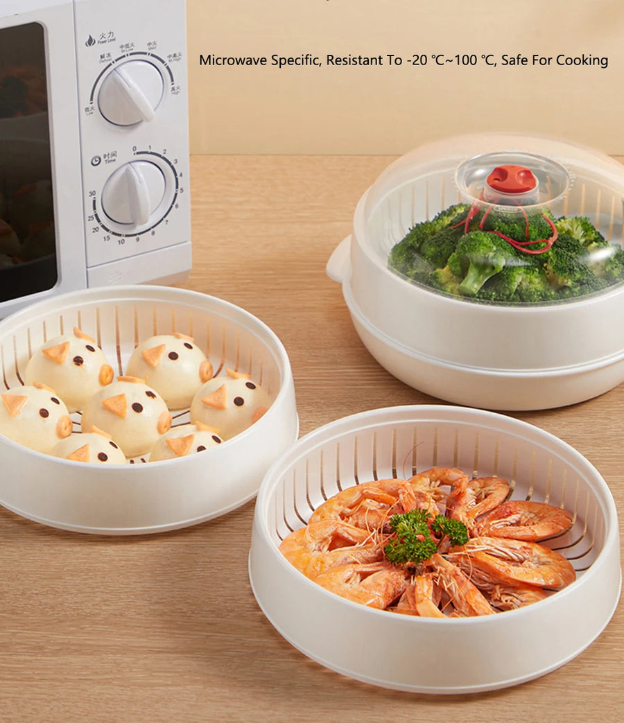 Microwave steamer