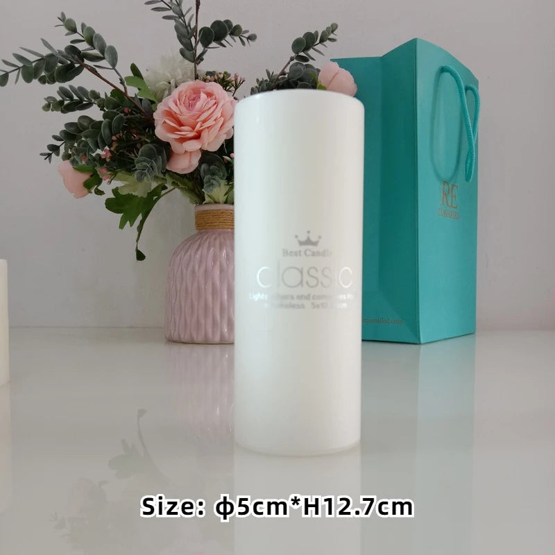 Ivory Pillar Candles — Unscented | Multiple Sizes | Home & Ceremony