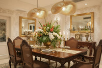 Hand-woven bamboo & rattan pendant light