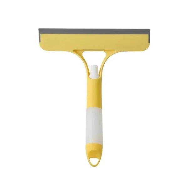 Window & Glass Squeegee with Built-In Spray Bottle